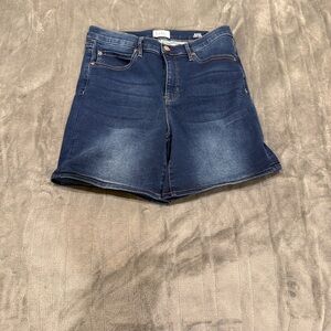 Nicole Miller Indigo Denim Shorts